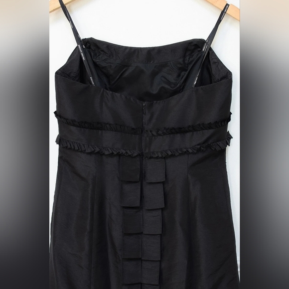 Badgley Mischka Black Strapless Floor Length Mermaid Gown Sz 10 Formal Prom Y2K - Picture 8 of 13